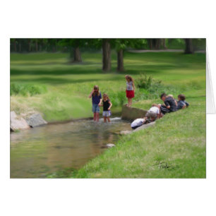Cartão Pesca para Tadpoles