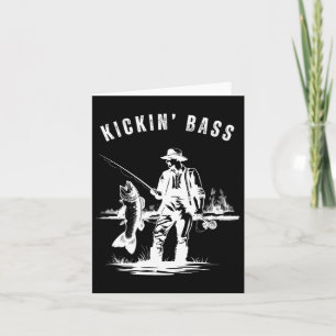 Cartão Pescador do Kickb Pesca Peixe Engraçado Fora do La