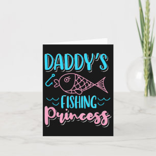 Cartão Pescador Pai E Filha Daddys Pescaria Pr