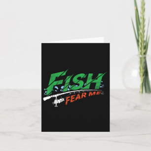 Cartão Pescador Pesca Peixes Pesca Rod Lago Gi