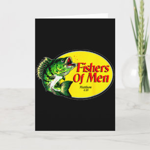 Cartão Pescadores De Homens Mateus 4_19 Bíblico De Pesca 