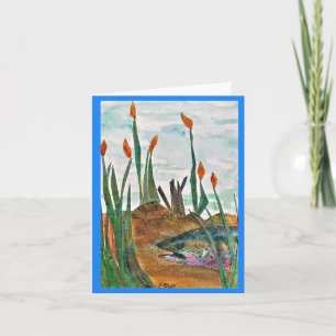 Cartão Pescar-Te Um Feliz Aniversário