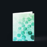 Cartão Pesquisa da ciência<br><div class="desc">Pesquisa da ciência como um conceito para a apresentação na luz - azul</div>