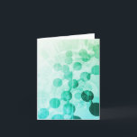 Cartão Pesquisa da ciência<br><div class="desc">Pesquisa da ciência como um conceito para a apresentação na luz - azul</div>