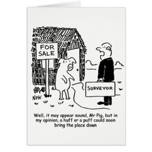 Cartão Pesquisador dá a Pig sua avaliação de uma propried