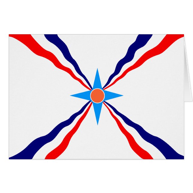 Cartão Pessoas Assyrian, a República Democrática do Congo (Frente Horizontal)