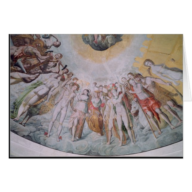 Cartão Pessoas da corte do Medici (Frente Horizontal)