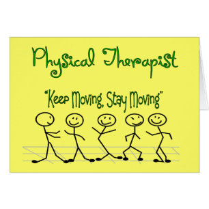 Cartão pessoas da vara do terapeuta do physicall