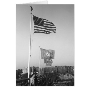 Cartão Pessoas nos Bleachers