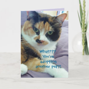 Cartão Pet Adoption Greeting Card