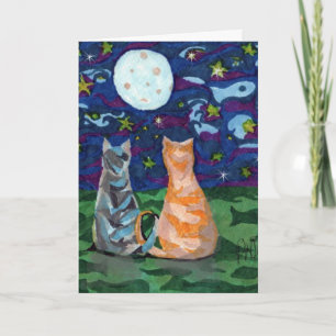 Cartão pet cat sympathy art