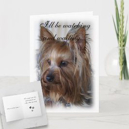 Cartão Pet Memorial Sympathy