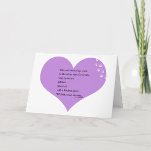 Cartão Pet Sympathy Card