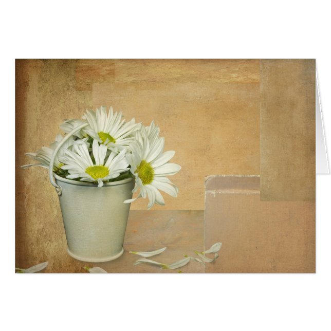 Cartão Pétalas espalhadas (Frente horizontal)