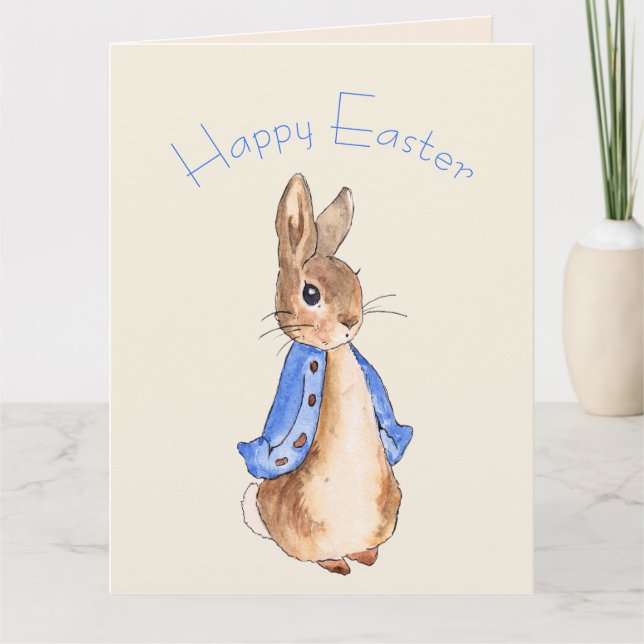 Cartão Peter, o coelho da Páscoa (Frente)