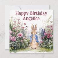 Peter o Coelho em seu jardim nº 2 Personalize