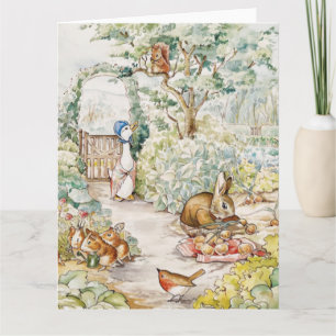 Cartão Peter o Coelho Jemima Pata de Pato