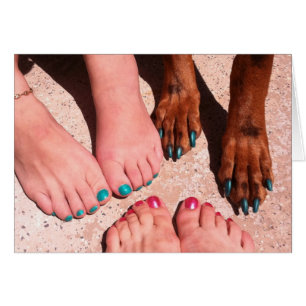 Cartão Peticure - dia dos termas do Pedicure