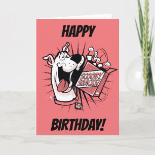 Cartão Petiscos de intervalo mínimo de Scooby-Doo Scooby