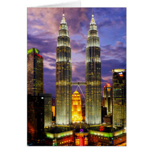 Cartão Petronas Towers