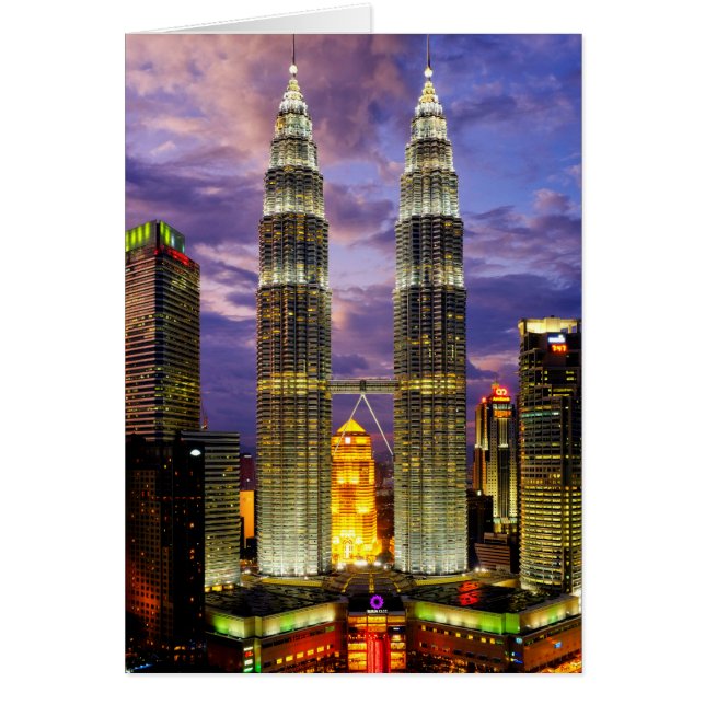 Cartão Petronas Towers (Frente)