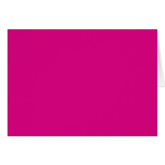 Cartão PETUNIA (cor roxa avermelhada sólida) ~ (Frente Horizontal)