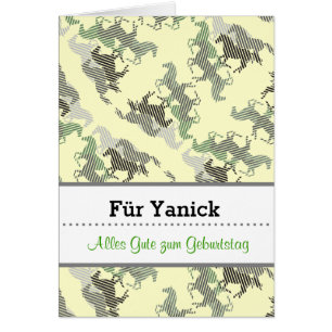 Cartão Pferde Geburtstagskarte