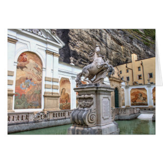Cartão Pferdeschwemme Salzburg Áustria