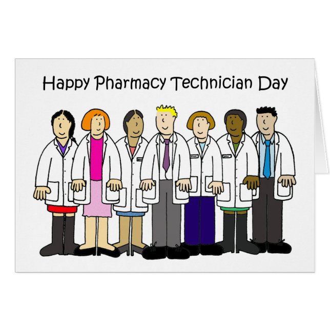Cartão Pharmacy Technician Day - Outubro (Frente Horizontal)