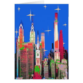 Cartão Philadelphia Starry Night