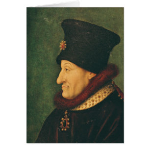 Cartão Philippe do duque de France de Borgonha