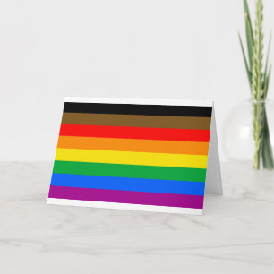 Cartão Philly Rainbow Pride Flag