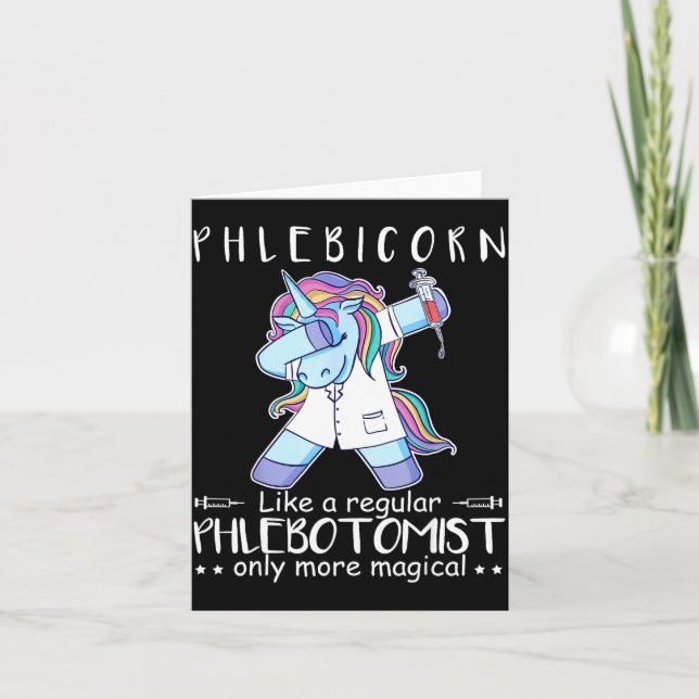 Cartão Phlebotomist Phlebotomy Quote  (Frente)