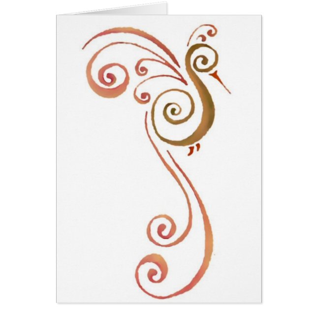 Cartão Phoenix em repouso (Frente)