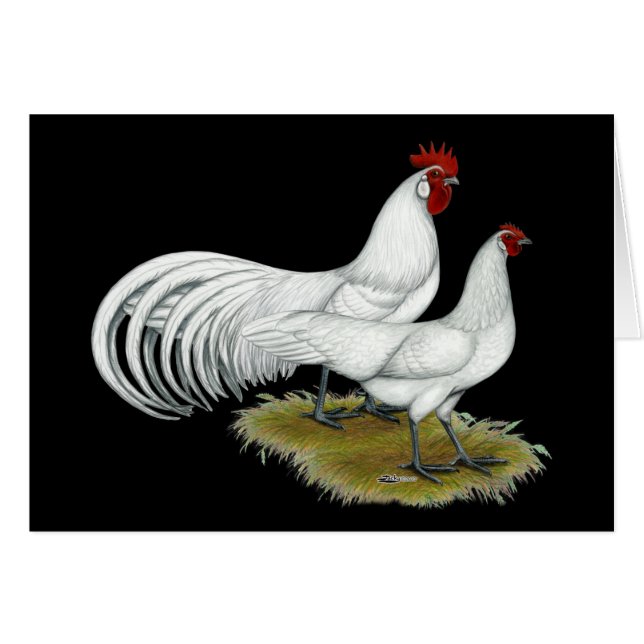 Cartão Phoenix: Par Branco (Frente horizontal)