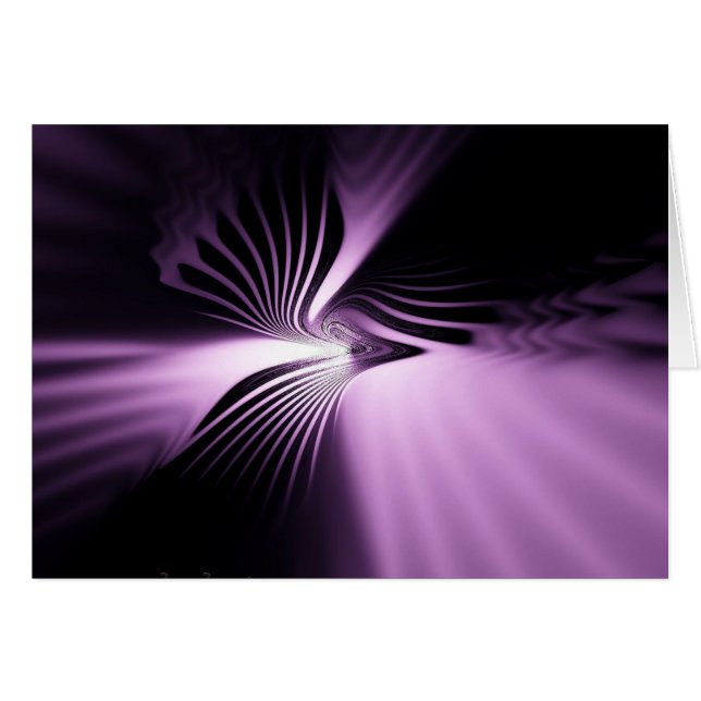 Cartão Phoenix roxa (Frente Horizontal)