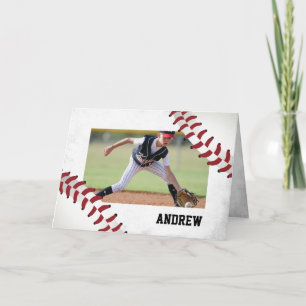 Cartão Photo Personalized Name, Andrew Birthday Large Gru
