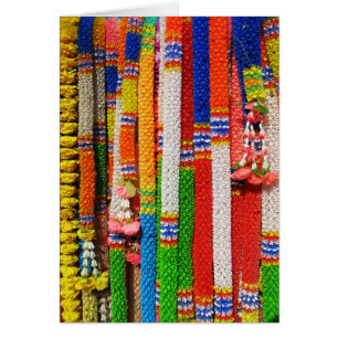Cartão Phuang Maalai - festão floral tailandesa