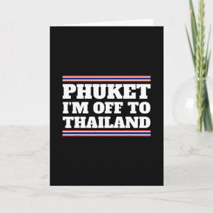 Cartão Phuket Estou Indo Para Tailândia Viagem Férias Gif