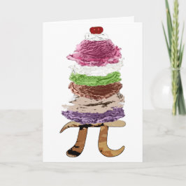 Cartão Pi a la Mode