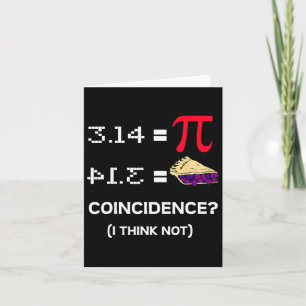 Cartão Pi Day 3.15 Pi - Símbolo Ciência E Professor De Ma