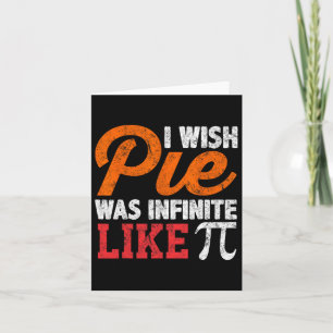 Cartão Pi Day Bonito Pie De Geek No Pi Day Math Love Gift