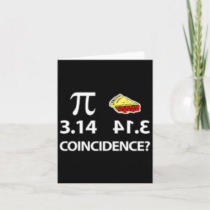 Cartão Pi Day Pi Byckwards É Coincidência Do Pie