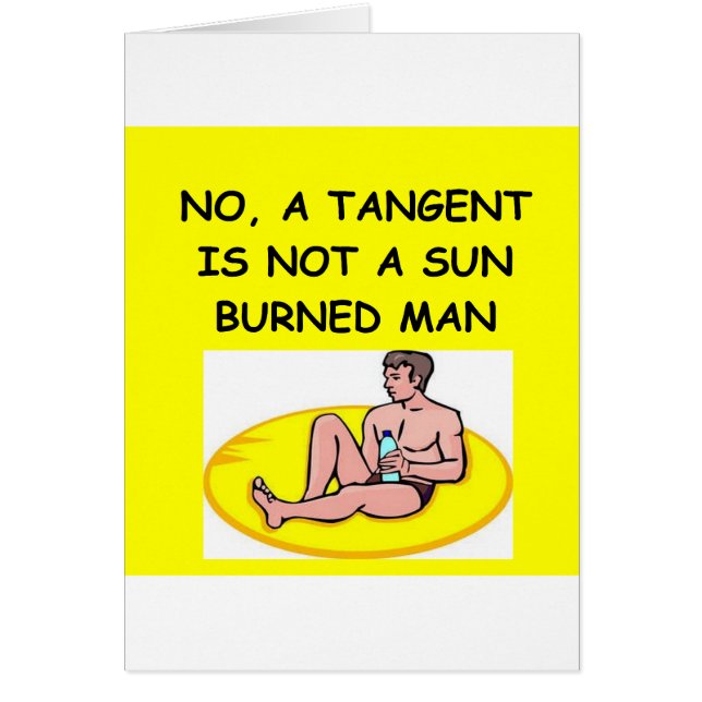 Cartão piada da matemática (Frente)