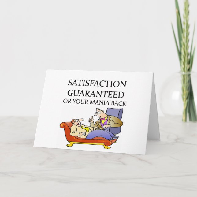 Cartão Piada da PSICOLOGIA (Frente)