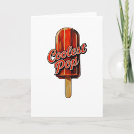Cartão Piada Dia de os pais engraçado mais legal Pop Pai 