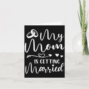 Cartão Piada engraçada de casamento de homem a minha mãe
