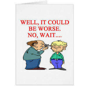 Cartão piada engraçada do doutor