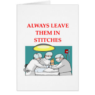 Cartão piada engraçada do doutor