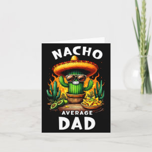 Cartão Piada mexicana do dia cinco de maio do papai nacho